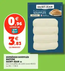 Utile SAINT-JEAN Suprêmes soufflés nature offre