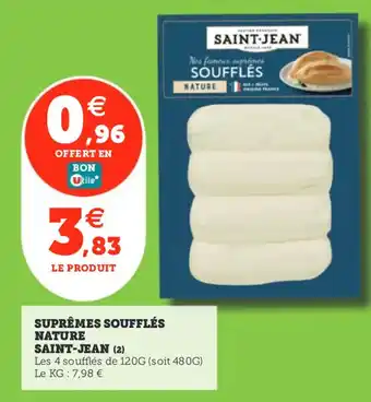 Utile SAINT-JEAN Suprêmes soufflés nature offre