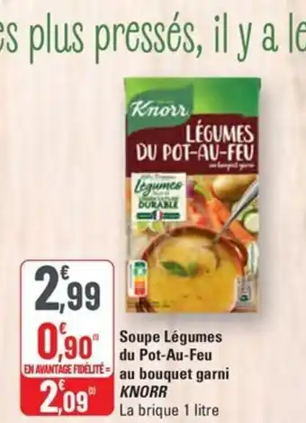 G20 KNORR Soupe Légumes du Pot-Au-Feu au bouquet garni offre