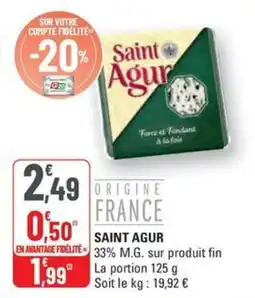 G20 SAINT AGUR offre