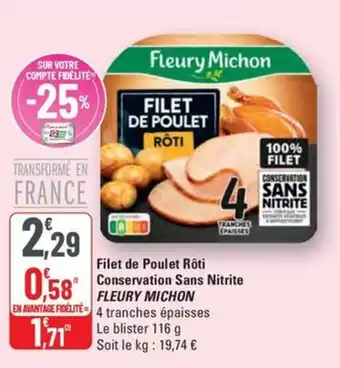 G20 FLEURY MICHON Conservation Sans Nitrite offre