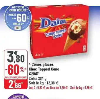G20 4 cônes glacés offre