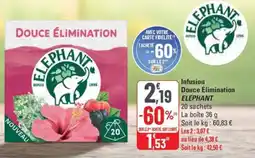 G20 ELEPHANT Infusion Douce Elimination offre