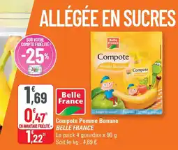 G20 BELLE FRANCE Compote Pomme Banane offre