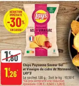 G20 AY'S Chips Paysanne Saveur Sel et Vinaigre de cidre de Normandie offre