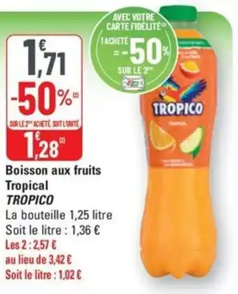 G20 TROPICO Boisson aux fruits Tropical offre