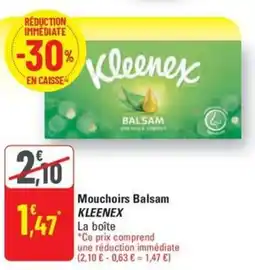 G20 KLEENEX Mouchoirs Balsam offre