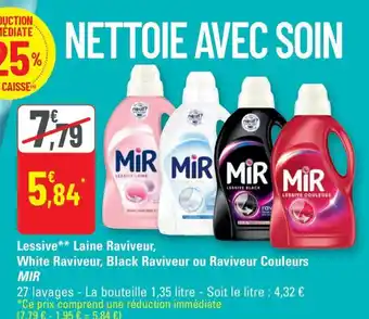 G20 MIR Lessive laine raviveur, White Raviveur, Black Raviveur ou Raviveur Couleurs offre