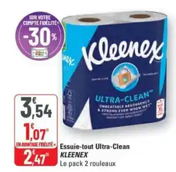 G20 KLEENEX Essuie-tout Ultra-Clean offre