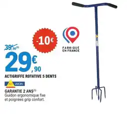 E.Leclerc Jardi Actigriffe rotative 5 dents offre