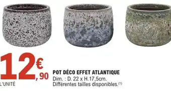 E.Leclerc Jardi Pot déco effet atlantique offre