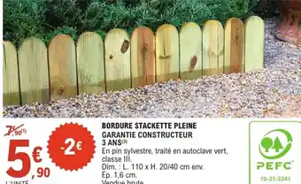 E.Leclerc Jardi Bordure stackette pleine offre