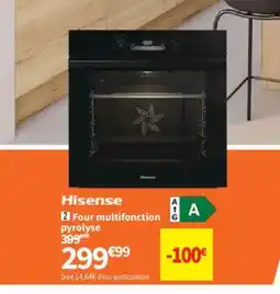 Conforama HISENSE Four multifonction pyrolyse offre