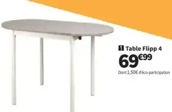 Conforama Table Flipp 4 offre