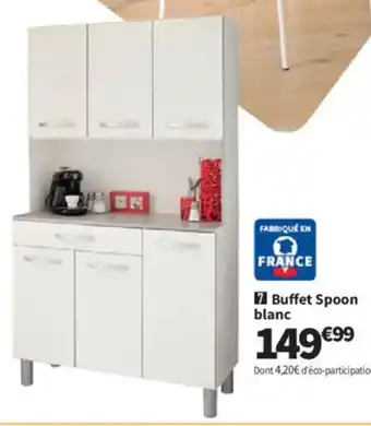 Conforama Buffet Spoon blanc offre