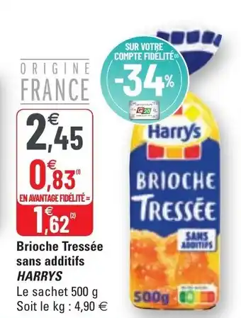 G20 Brioche tressée offre