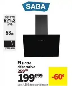 Conforama Hotte décorative offre