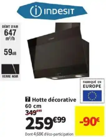 Conforama Hotte décorative offre