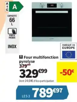 Conforama Four multifonction pyrolyse offre