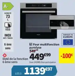 Conforama Four multifonction pyrolyse offre