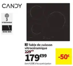 Conforama CANDY Table de cuisson vitrocéramique offre