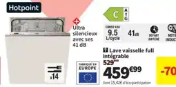 Conforama HOTPOINT Lave vaisselle full intégrable offre