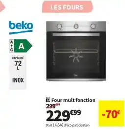 Conforama Four multifonction offre