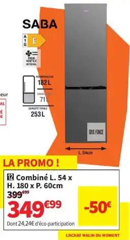 Conforama SABA Combiné L. 54 x H. 180 x P. 60cm offre