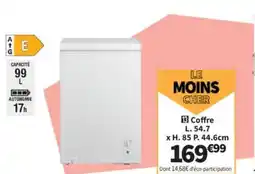 Conforama Coffre L 54.7 x H. 85 P . 44.6 cm offre