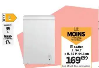 Conforama Coffre L 54.7 x H. 85 P . 44.6 cm offre