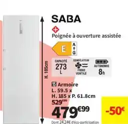 Conforama SABA Armoire offre