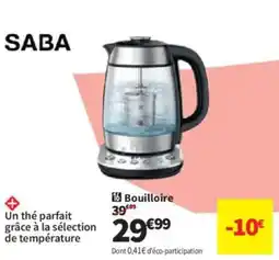 Conforama SABA Bouilloire offre