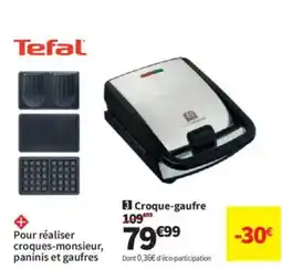 Conforama TEFAL Croque-gaufre offre