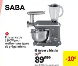 Conforama SABA Robot pâtissier offre