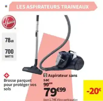 Conforama Aspirateur sans sac offre