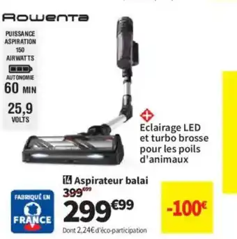 Conforama Aspirateur balai offre