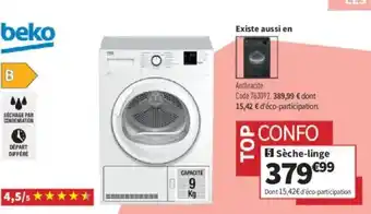 Conforama BEKO Sèche-linge offre