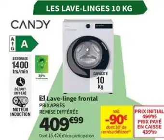 Conforama CANDY Lave-linge frontal offre