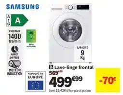 Conforama SAMSUNG Lave-linge frontal offre