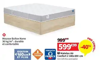 Conforama Matelas Air offre