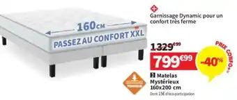 Conforama Matelas Mystérieux offre