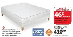 Conforama Matelas Lotus offre