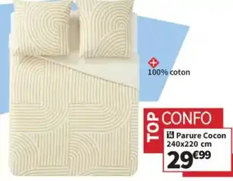 Conforama Parure Cocon 240x220 cm offre