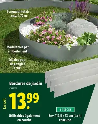 Lidl Bordures de jardin offre