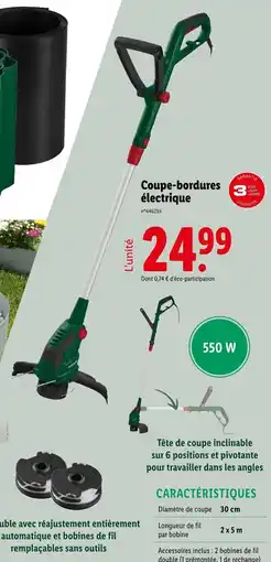 Lidl Coupe-bordures électrique offre