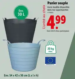 Lidl Panier souple offre