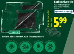 Lidl Bâche universelle offre