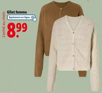 Lidl Gilet femme offre