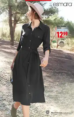 Lidl Robe chemise femme offre