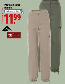 Lidl Pantalon cargo femme offre